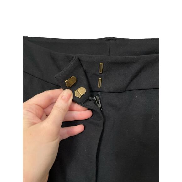 Lands End Womens Black Ankle Cropped Pants Size 24W - Picture 2 of 6